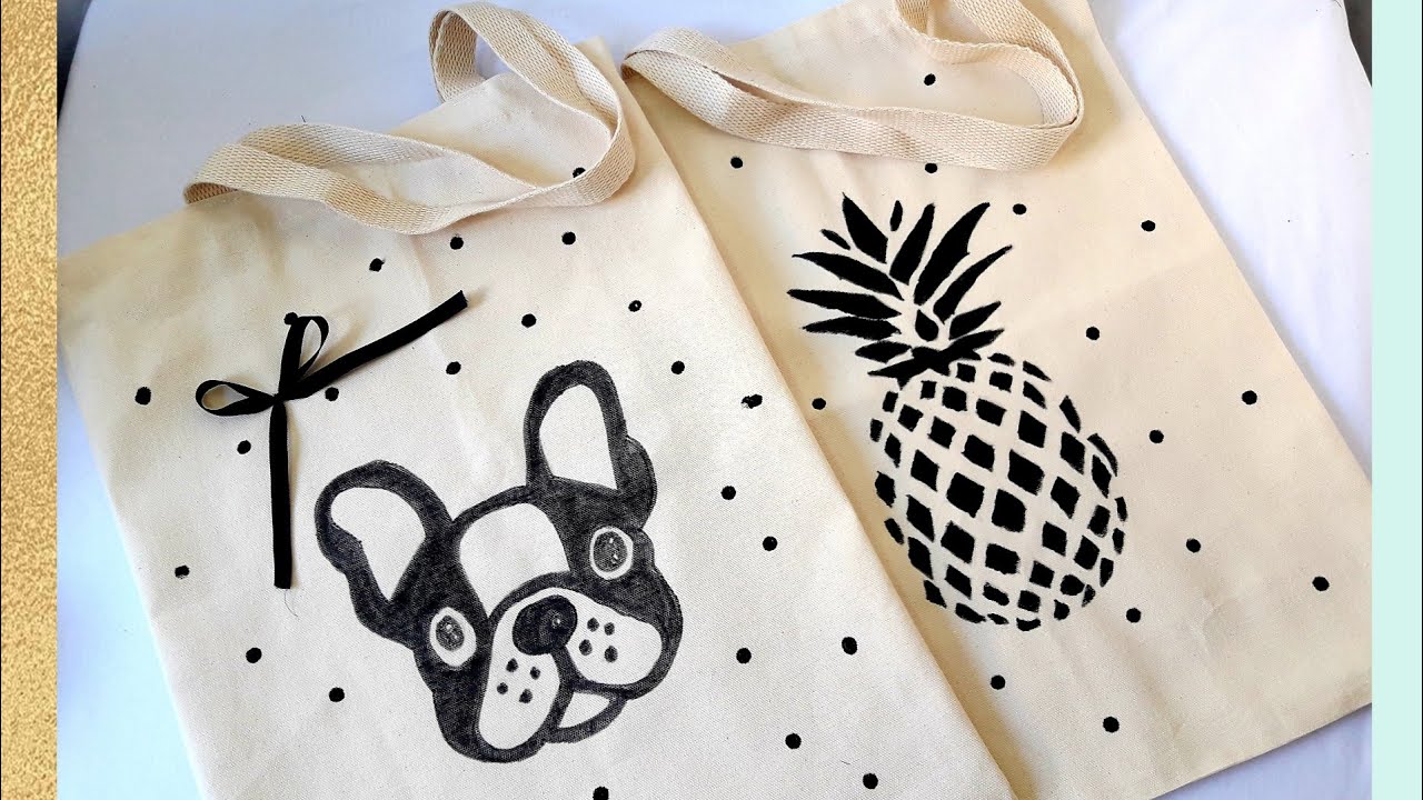 Como pintar ecobags a mão e personalizadas!