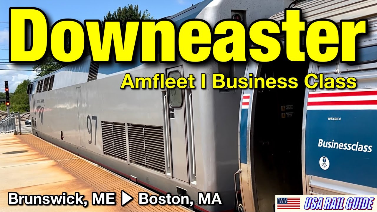 [ Amtrak Train Ride ] All 12 stops + 1 event stop, Complete Trip Report, Amtrak’s easternmost route