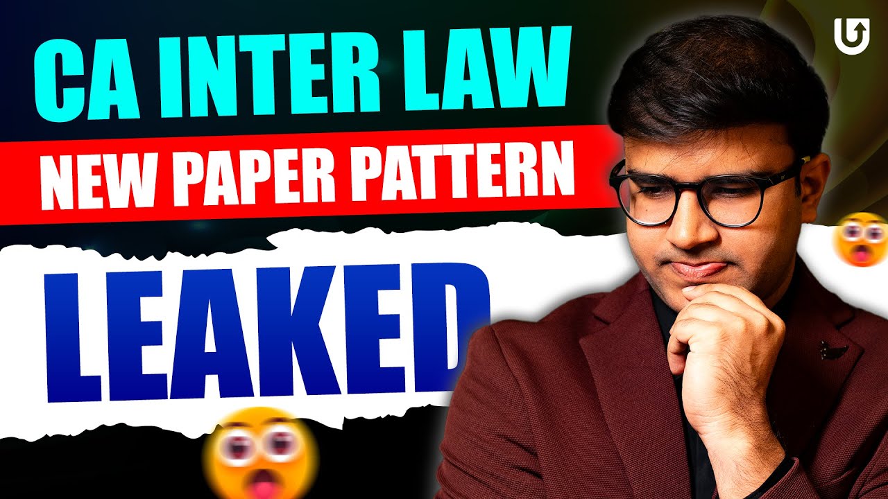 CA Inter Corporate & Other laws New Paper Pattern Jan25 & Onwards | ICAI | Indresh Gandhi #cainter