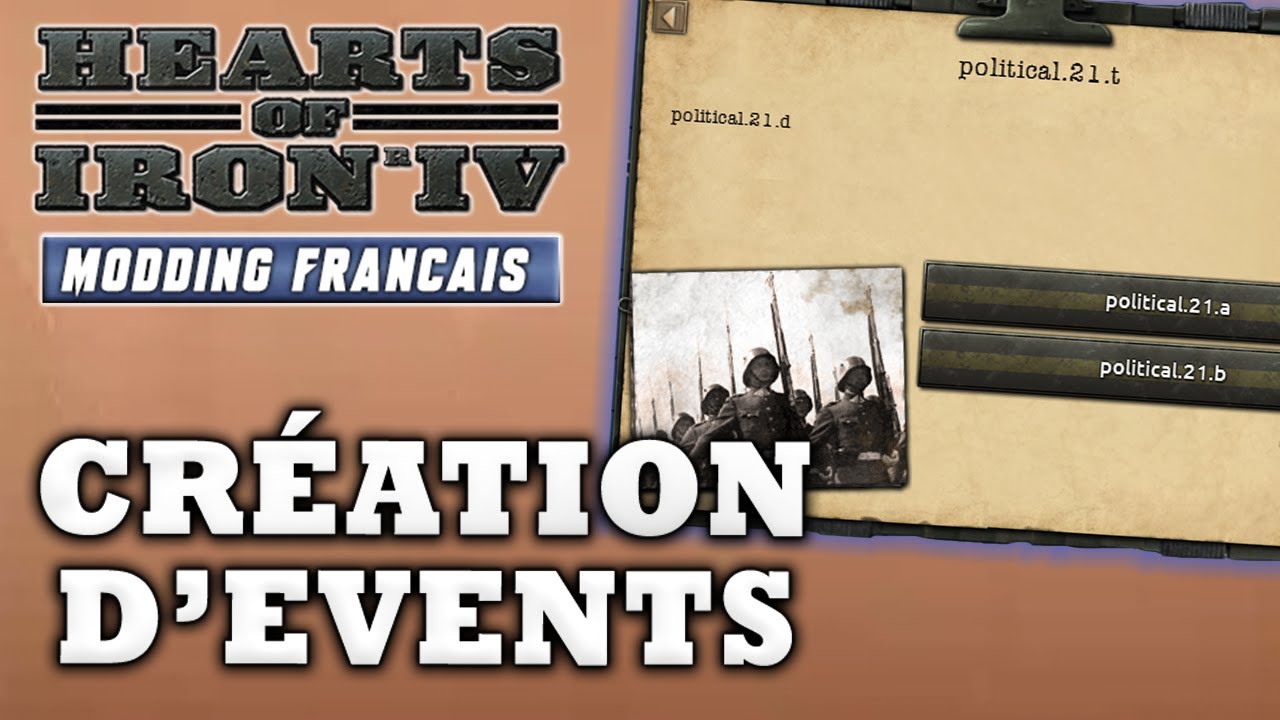 [HOI4 MODDING FR] Création d'Events