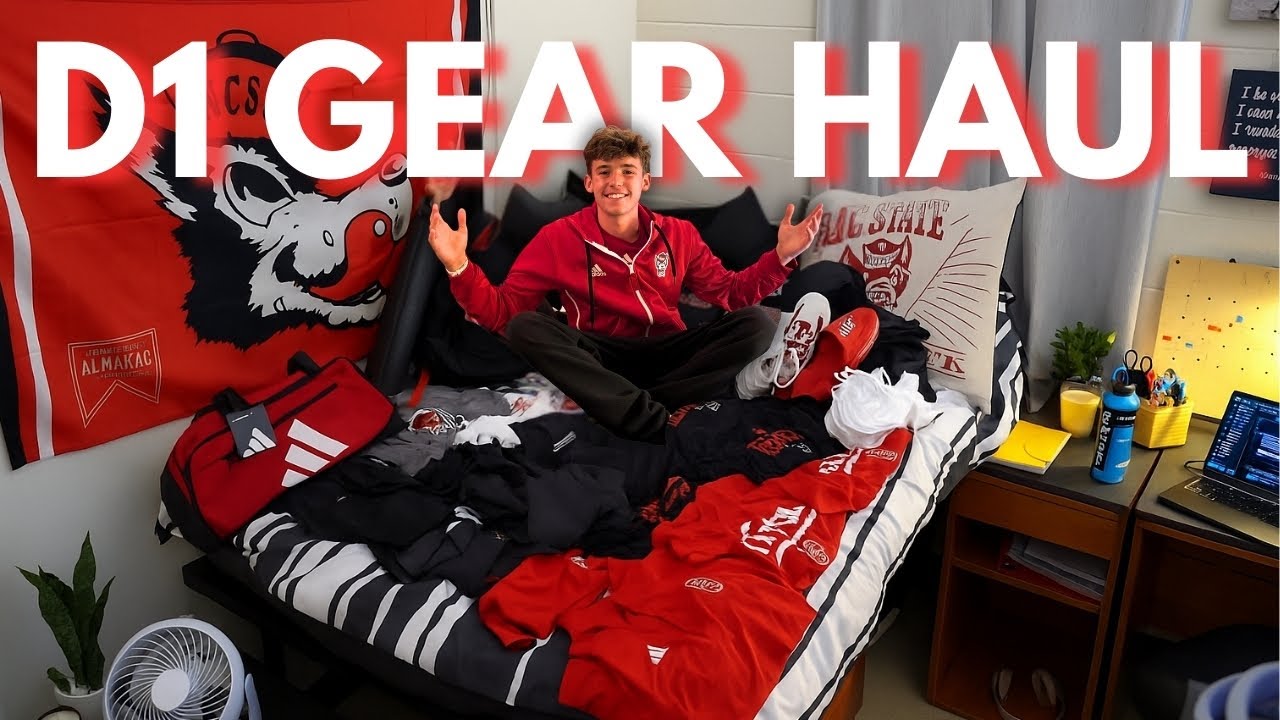 NC State Cross Country Gear Haul + Apartment Tour
