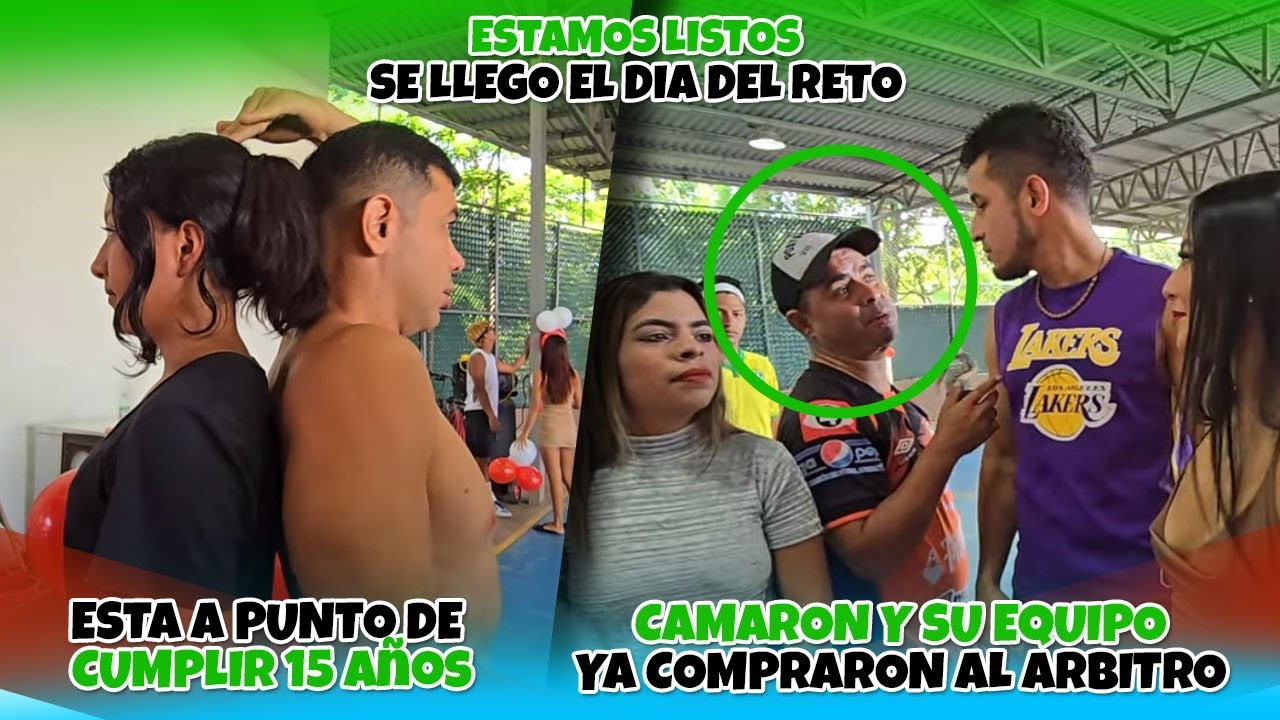 QUE GRANDE ESTA JOSSELINE, ya dejo a su tio Jonathan. Ya llego el arbitro y paterna ya lo compro