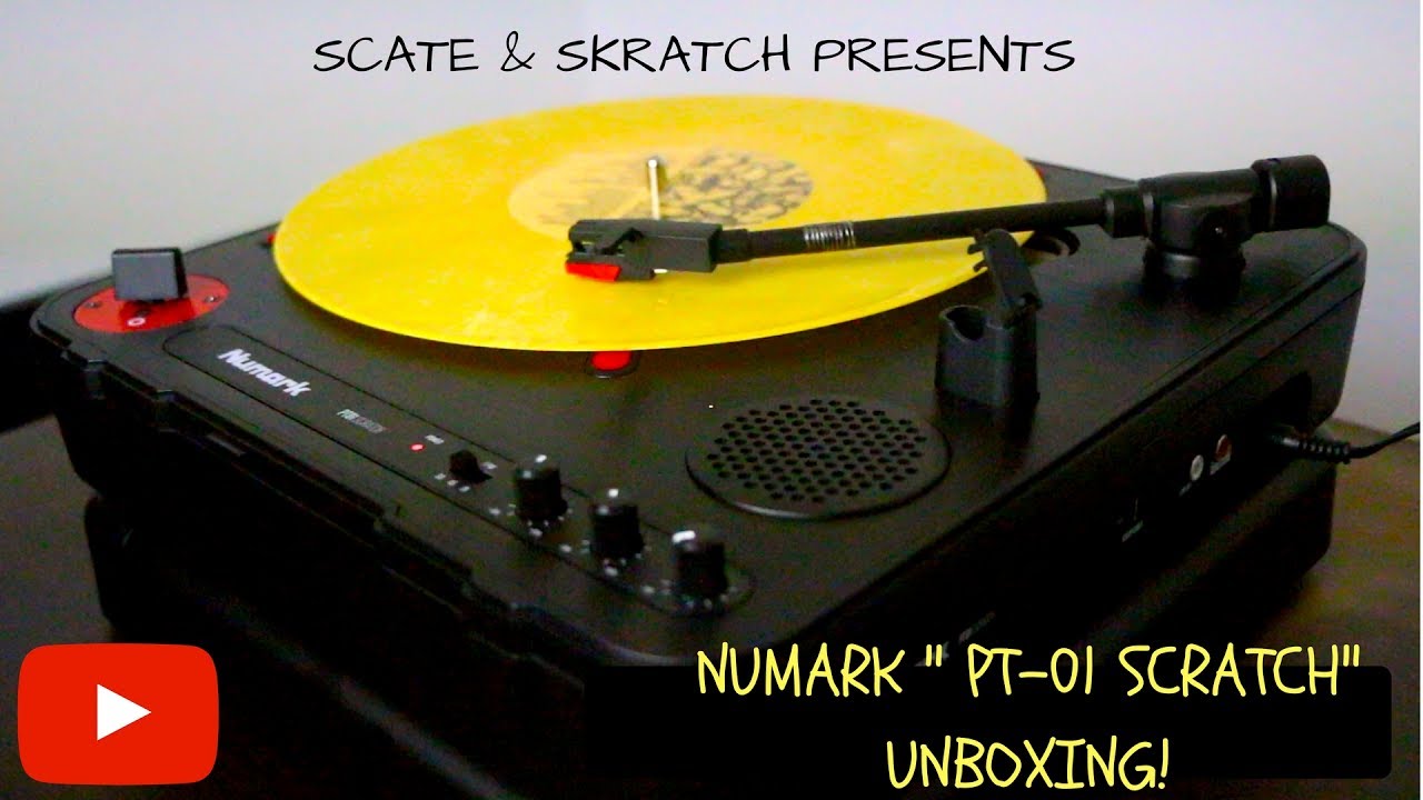 DJ SMOOV3 UNBOXES HIS NUMARK PT-01 SCRATCH!