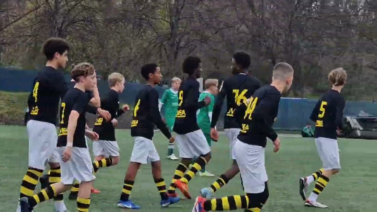 Seriepremiär: AIK P'11 Akademi  5-0 Hammarby TFF  ( Skytteholms IP 2 )