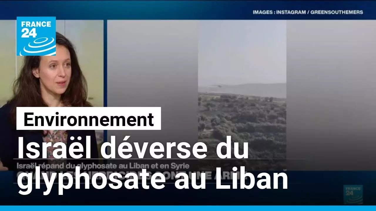 « Les herbicides sont une arme » : Israël déverse du glyphosate en territoire libanais