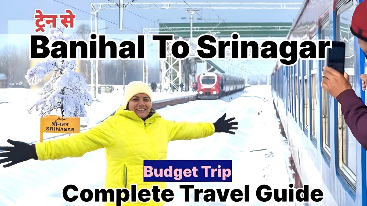 Banihal To Srinagar By Train। Kashmir By Train। Srinagar By Train। Kashmir Train Journey।