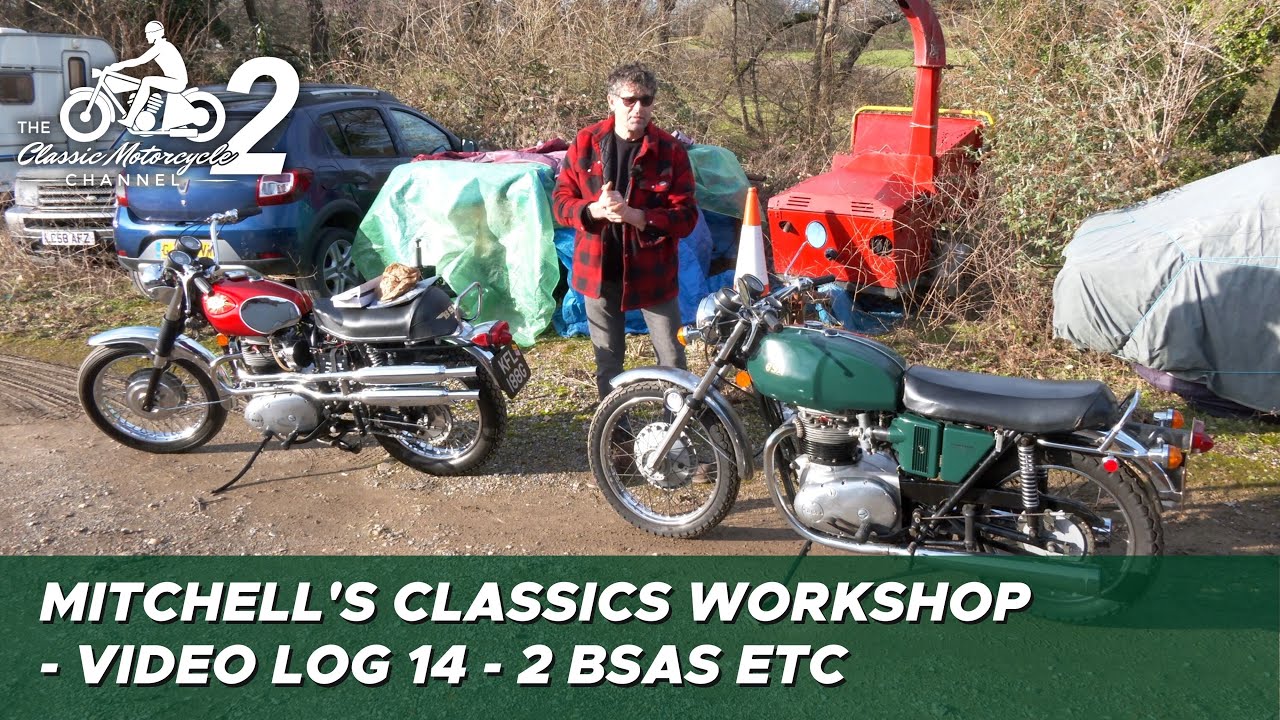 Classic Motorcycle Workshop Vlog 14 - 2 BSAs etc