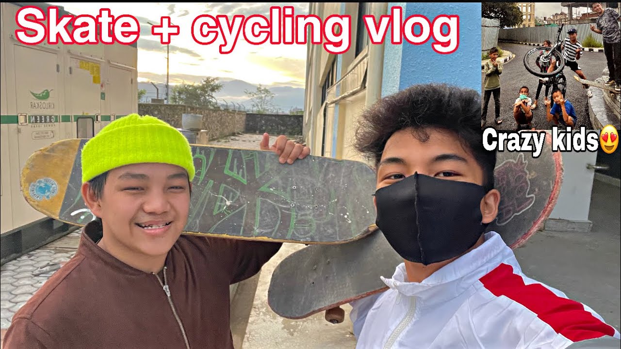 Cycling + Skate Vlog/Entertainment #adeep