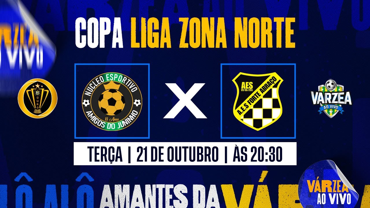 Amigos do Juninho x AES Forte Abraço • Copa Liga Zona Norte 2025 (Ouro)