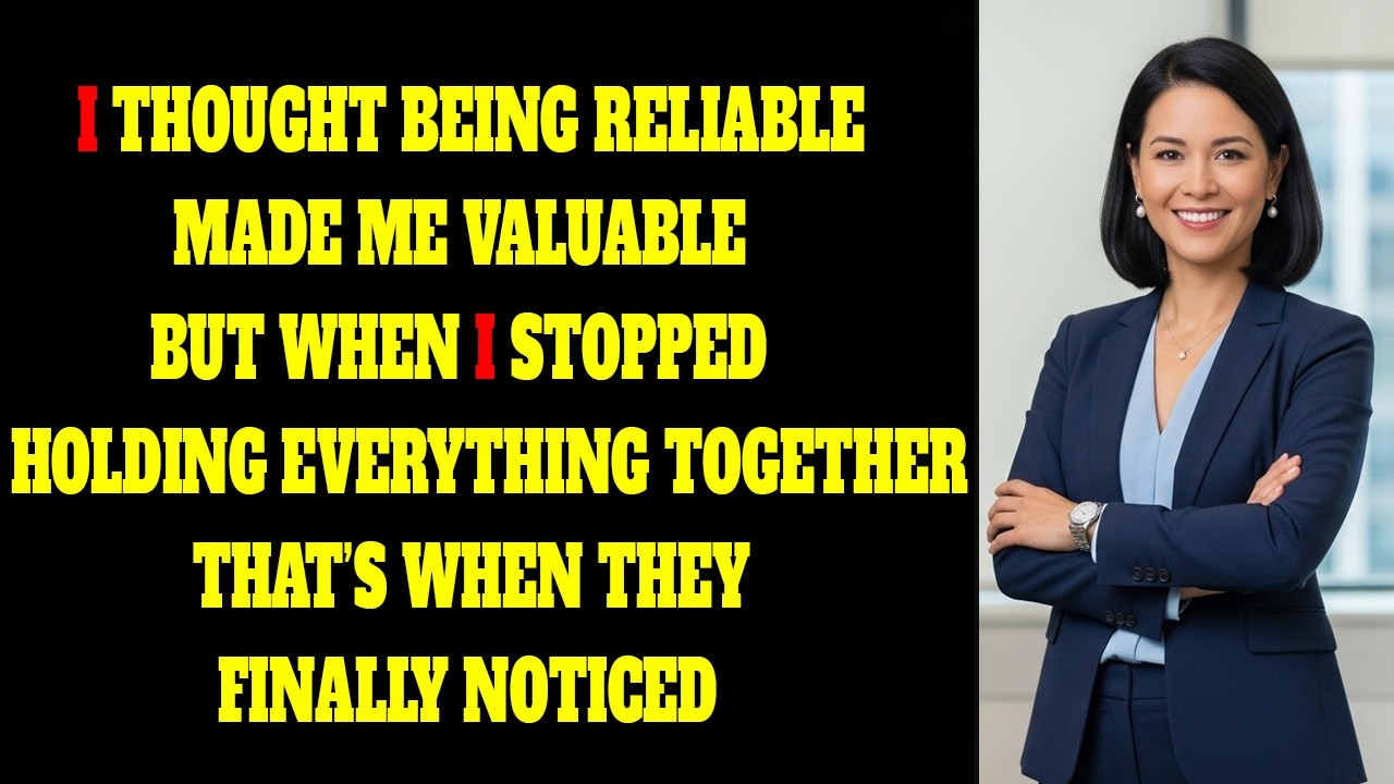 They Only Noticed My Value When I Stopped Fixing What They Broke