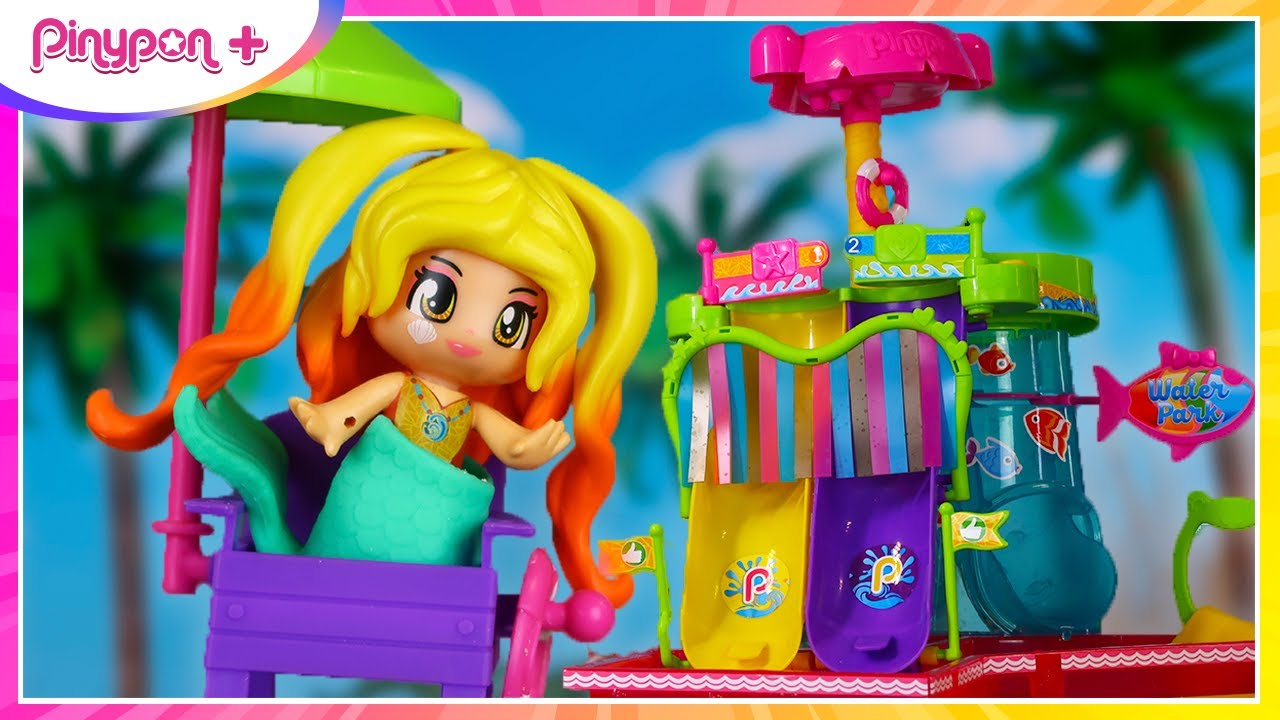 ¡Sirenas en el Parque de Agua! 🌈 ¡Pinypon Plus Juguetes!