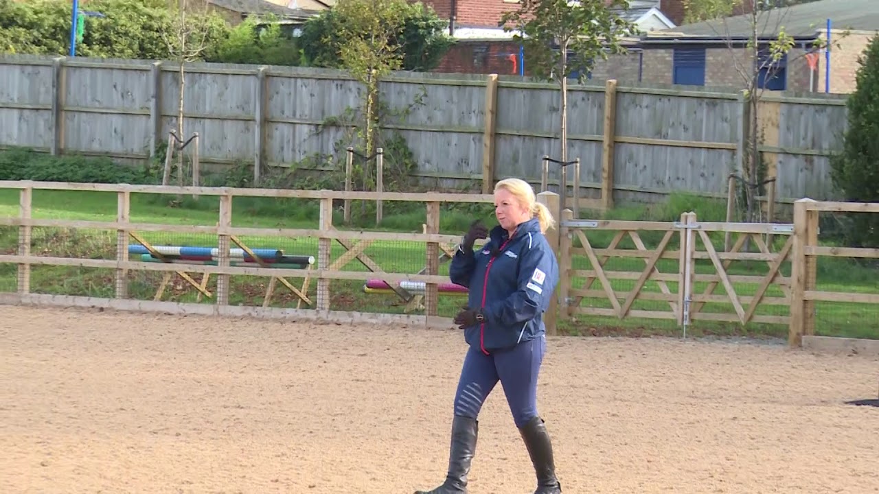 British Showjumping Training - Stepping up to Newcomers Part 1 Establishing a good canter
