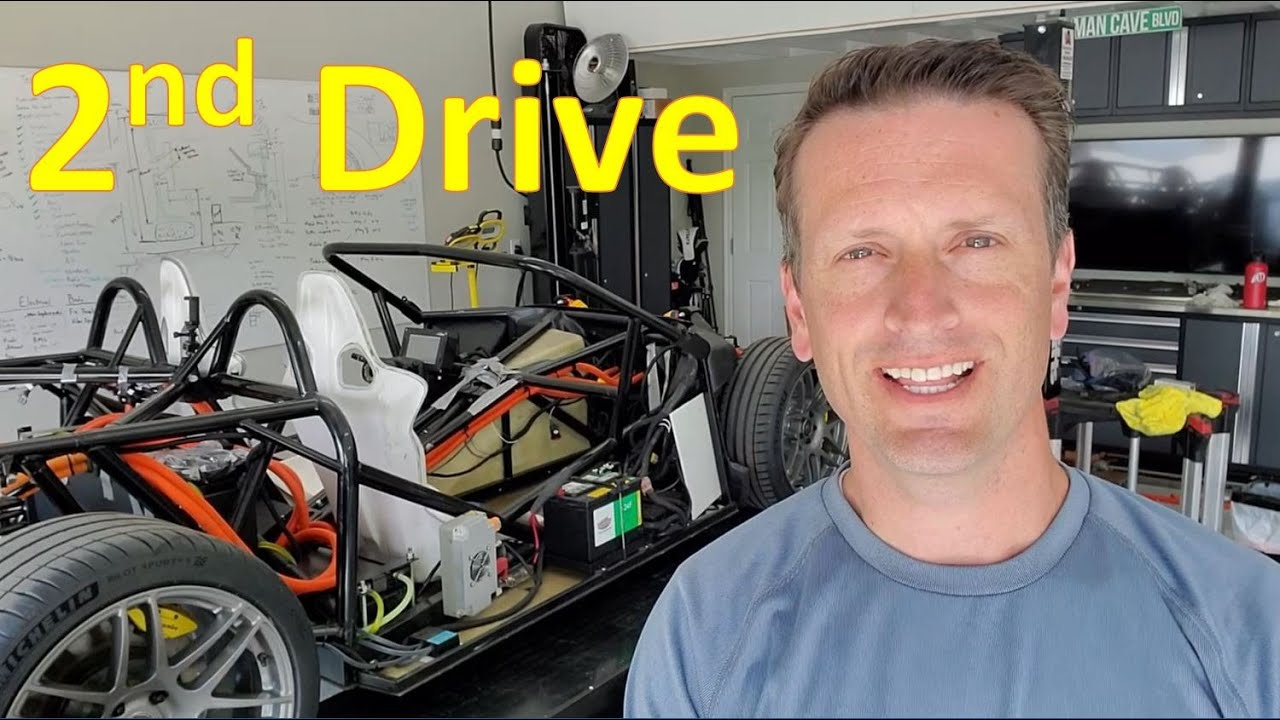 2nd drive - Electric Supercar, DIY Tesla Roadster