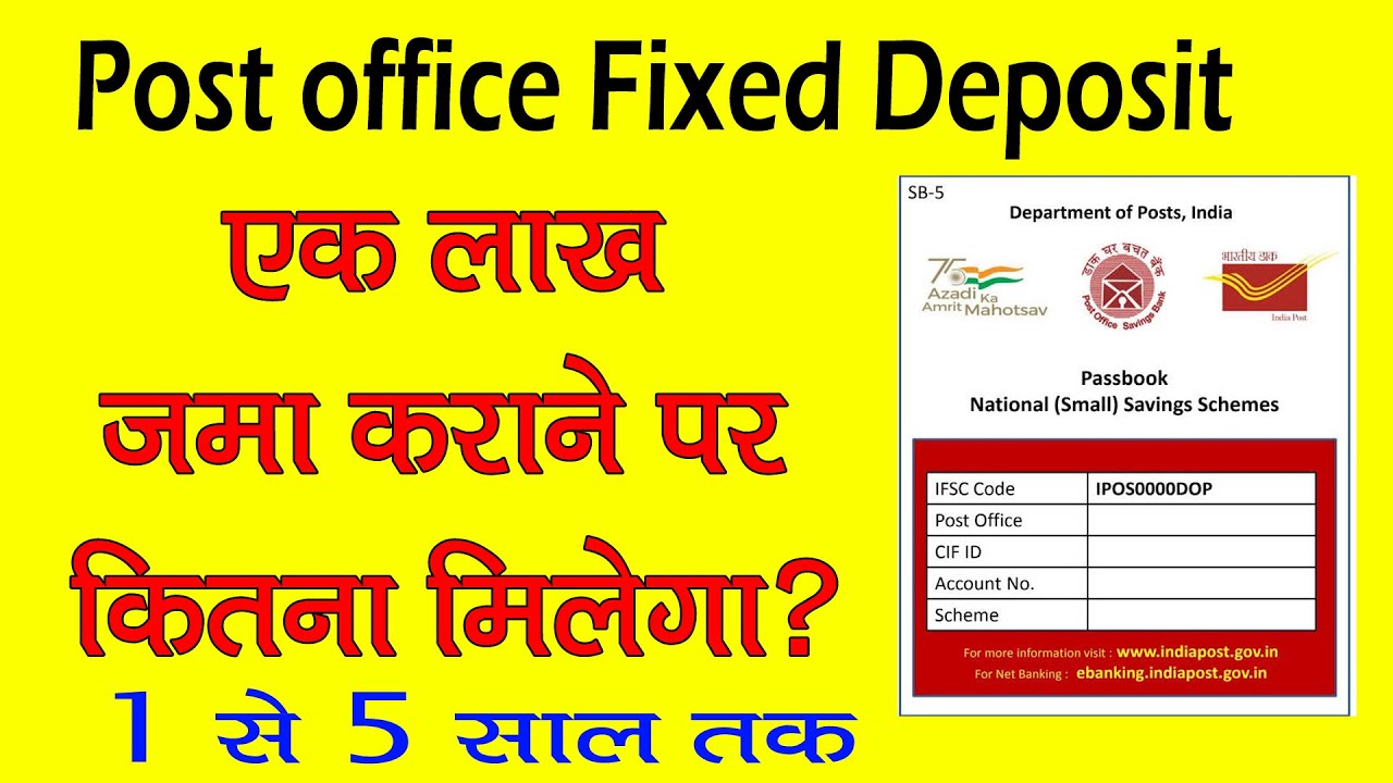 Post Office Fixed Deposit Scheme | Post Office FD Interest Rates 2025 | Post Office Time Deposit