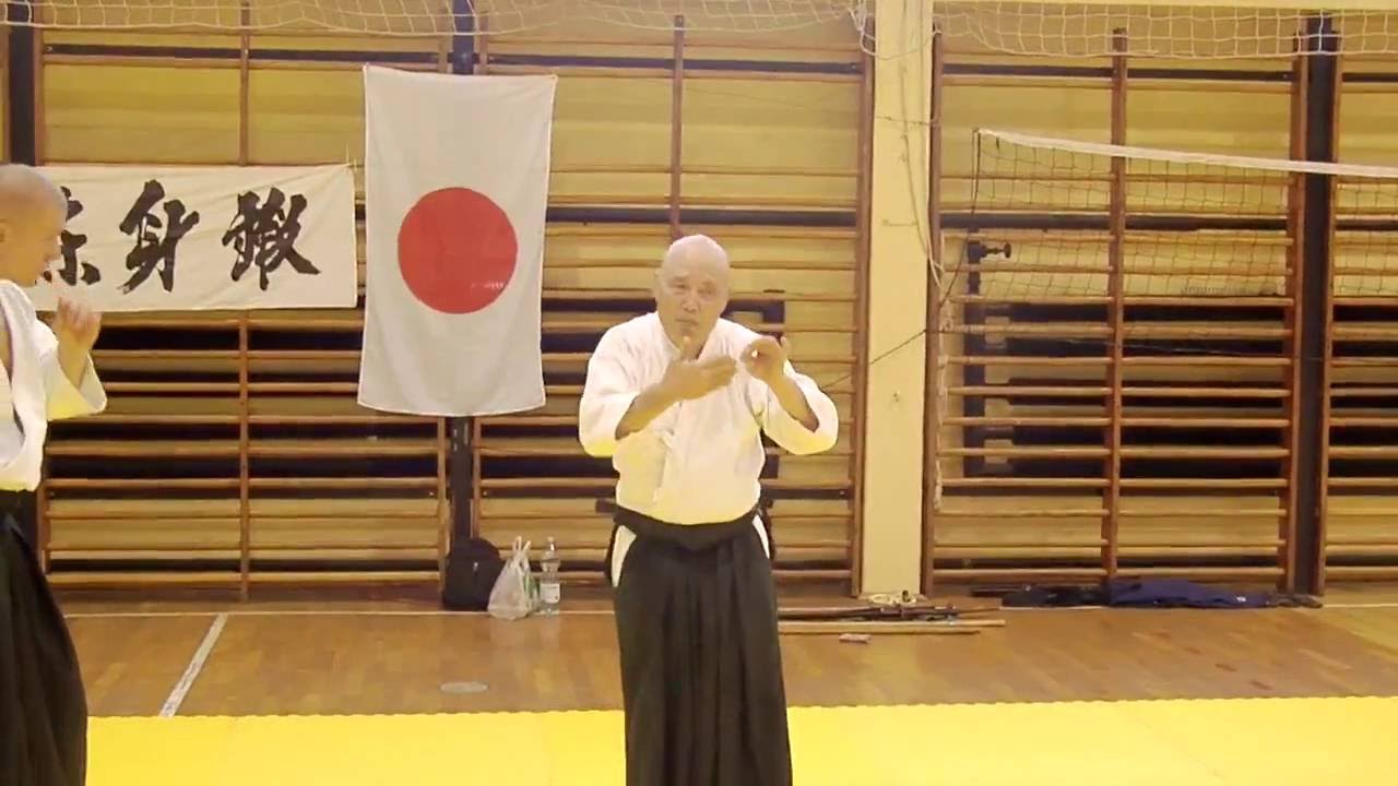 Sensei Yoshiharu Hosoda, Aikido Nishio seminar. Poznan Poland may 2016.