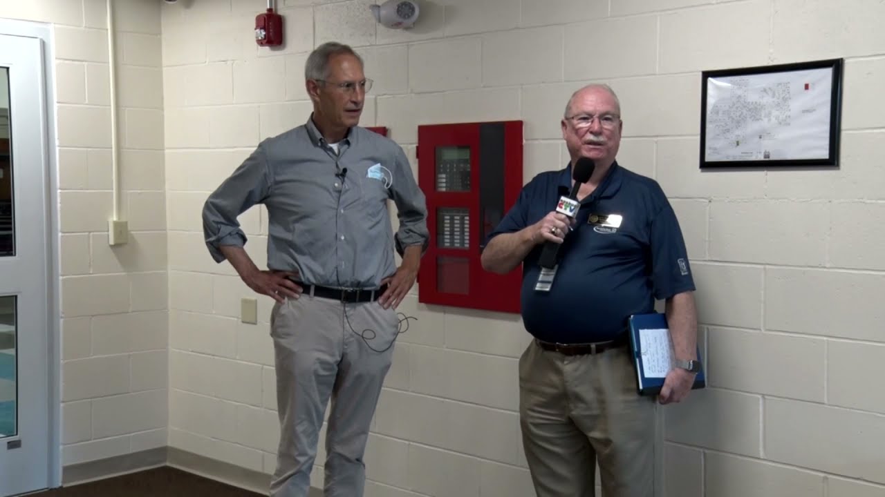 Tour of the renovation project at Fairgrounds Middle School