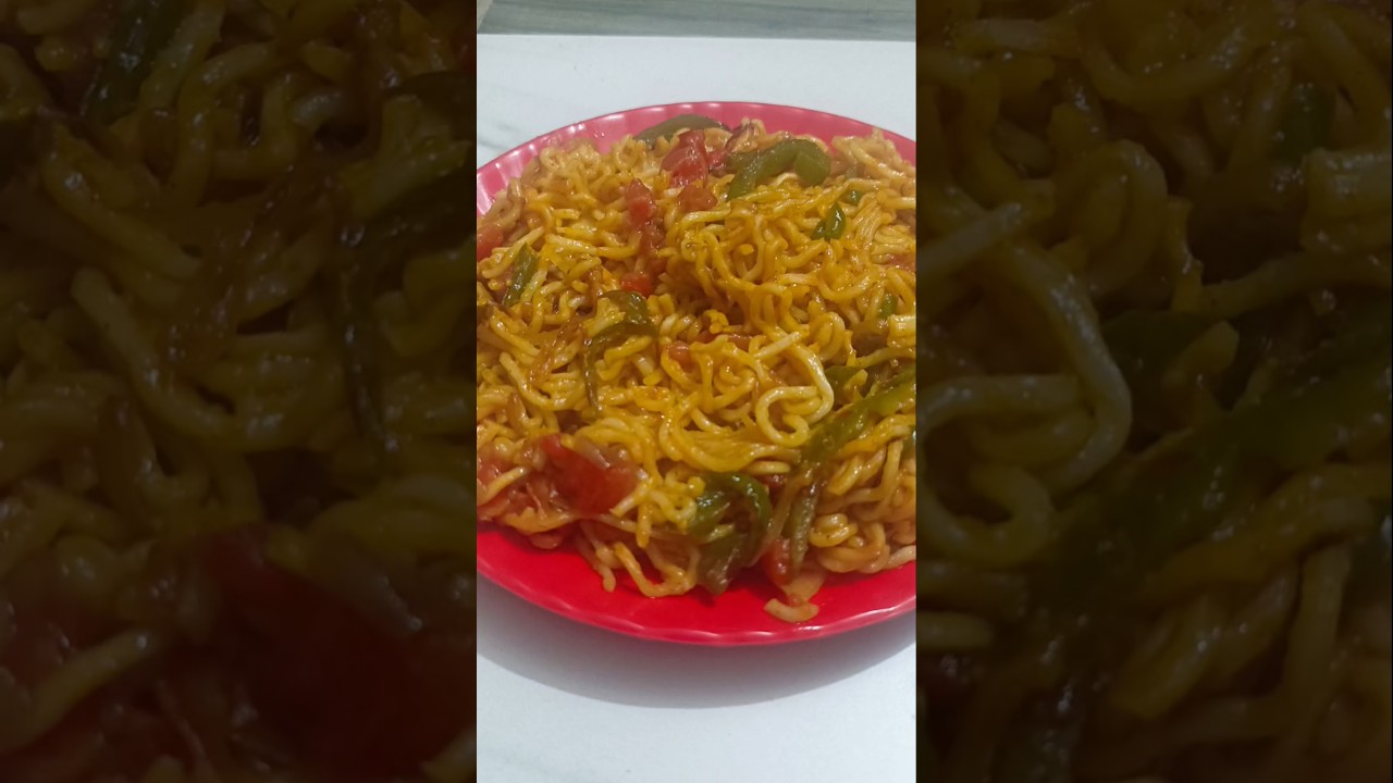 chaumin style Maggi 5 minut mein banaen
