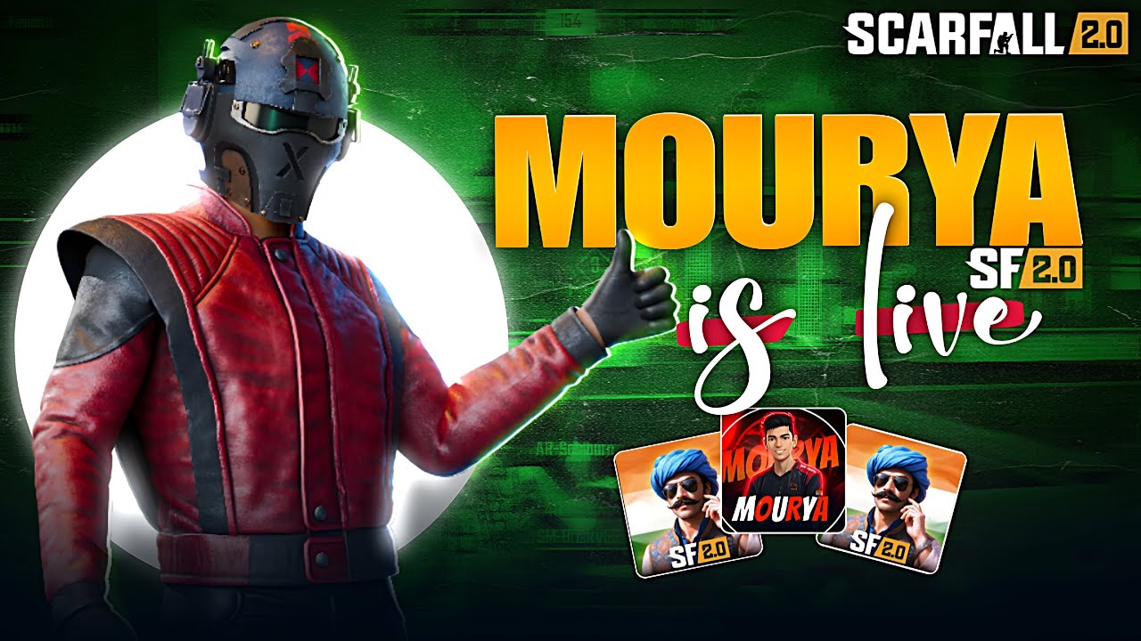 🔥 SCARFALL 2.0 LIVE | BEST GAMEPLAY ON LIVE 💪 | MOURYA SF@scarfall2.0