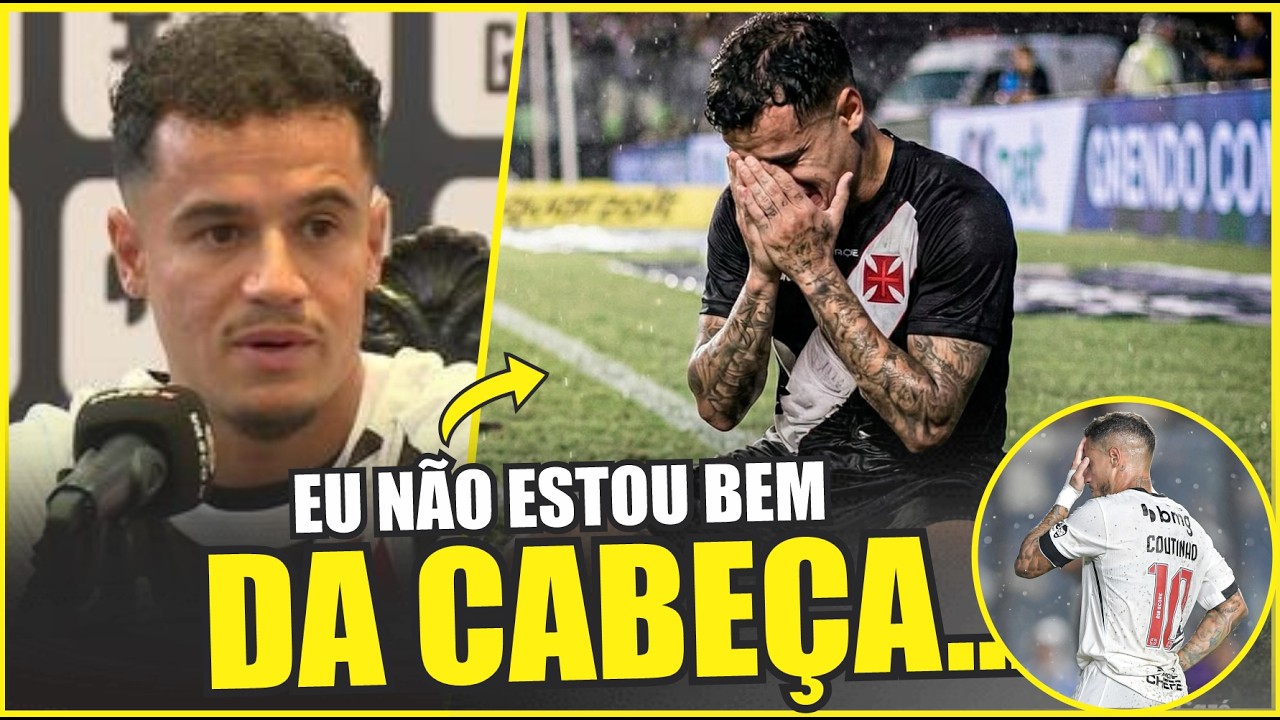 É POR ISSO QUE O PHILIPPE COUTINHO VAI SE ARREPENDER AMARGAMENTE DE DEIXAR O VASCO DA GAMA