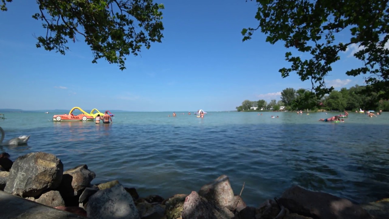 25 Perc Balaton Nyári Strand Hangulat // Relax Video [4k]