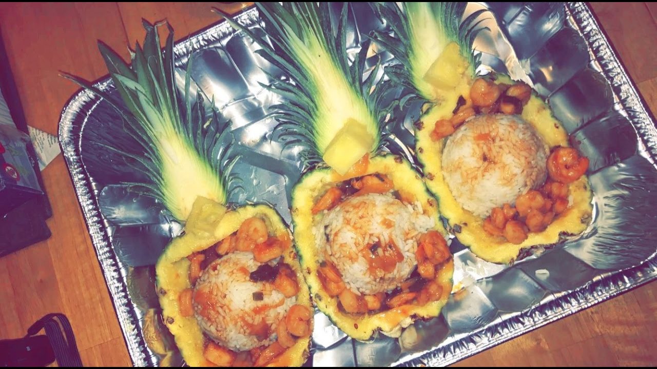 HOW TO : SHRIMP PINEAPPLE FOOD BOWL