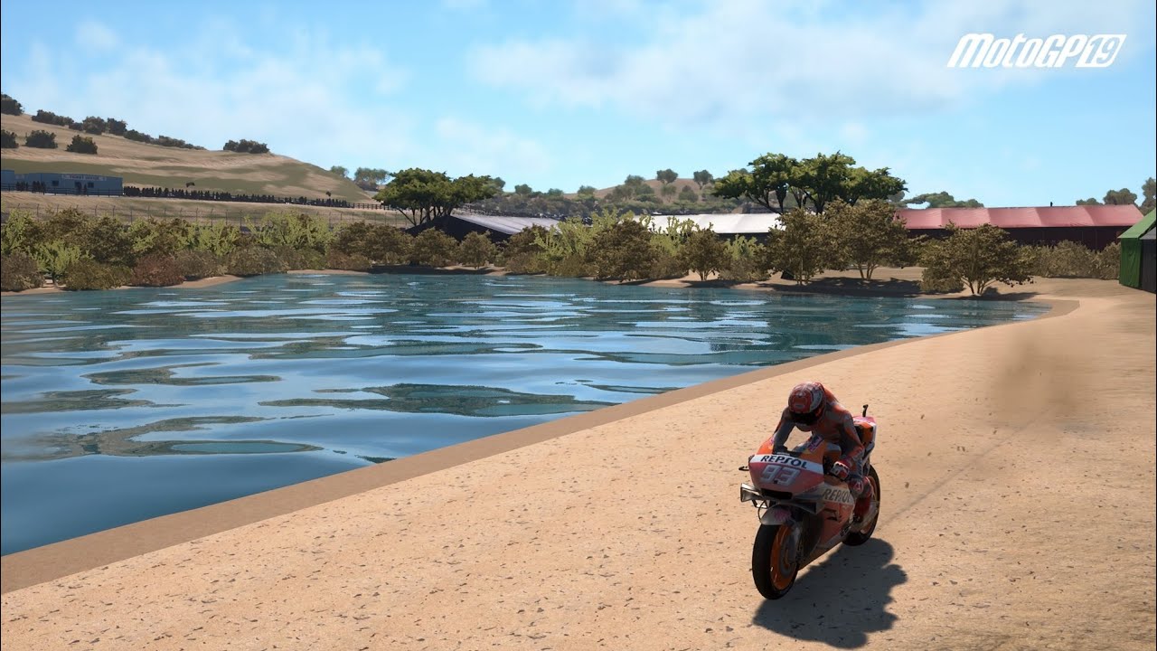 MotoGP 19 out of map glitch Laguna Seca
