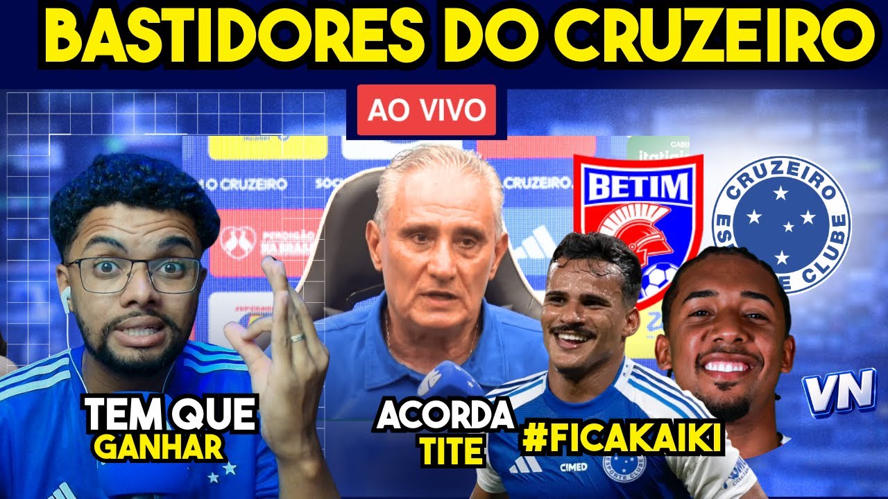 🔵 BASTIDORES DO CRUZEIRO | KAIKI FICA TITE GERSON BETIM RYAN GUILHERME