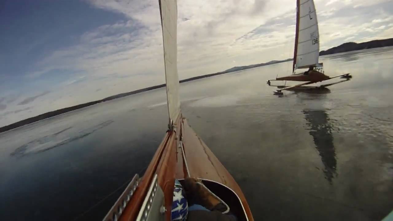 Iceboating Lake Winnipesaukee Take 2.mpg