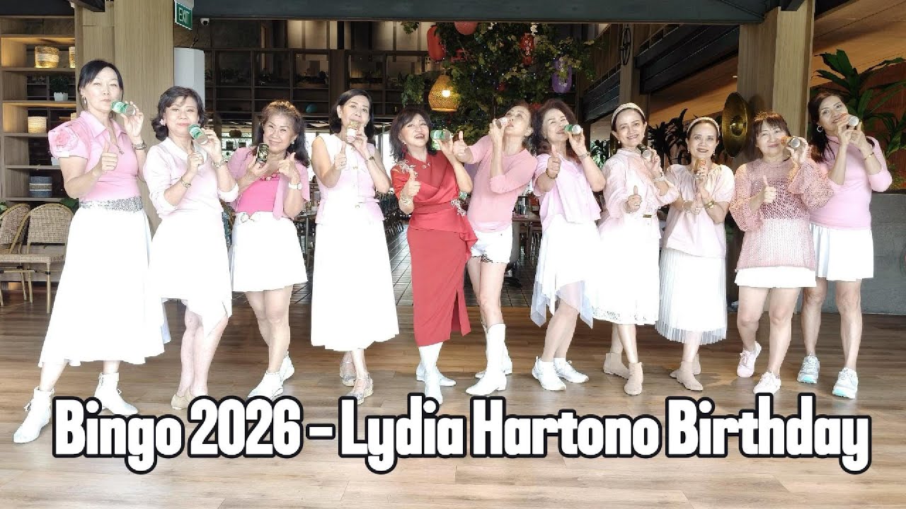 Bingo 2026 Linedance - Lydia Hartono Birthday