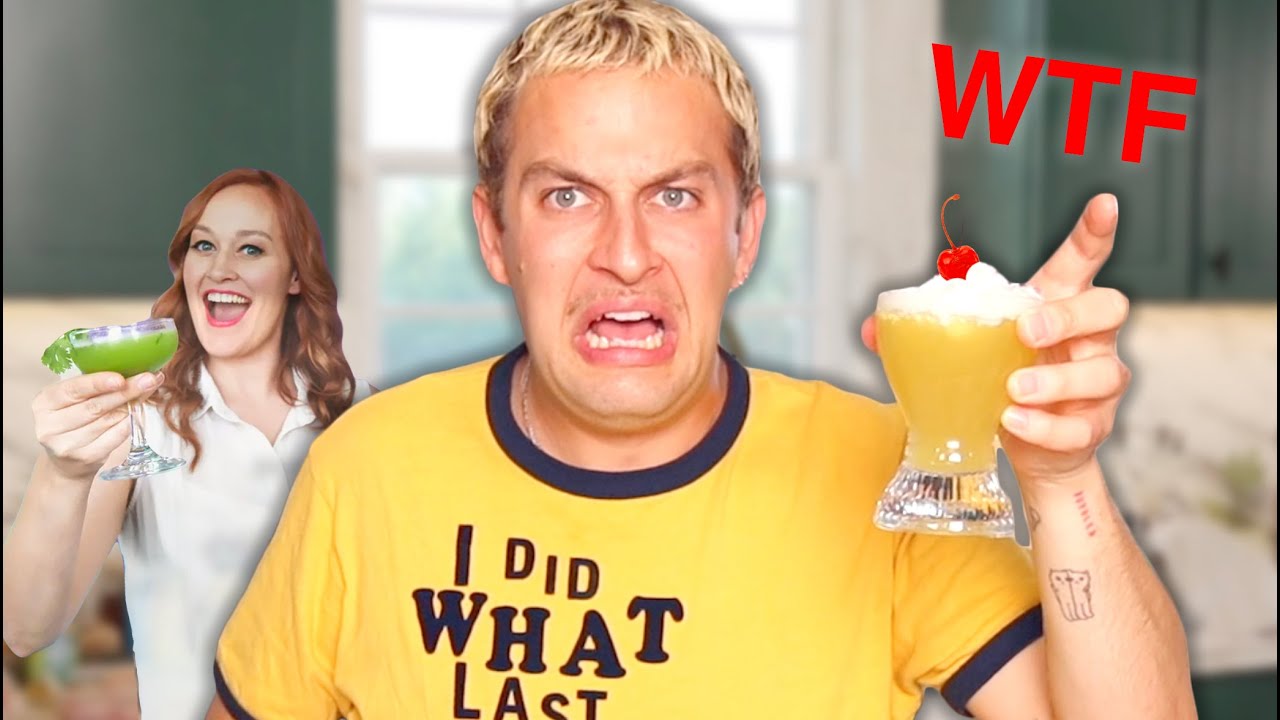 Trying Mamrie Hart's Cocktails (got way too drunk)