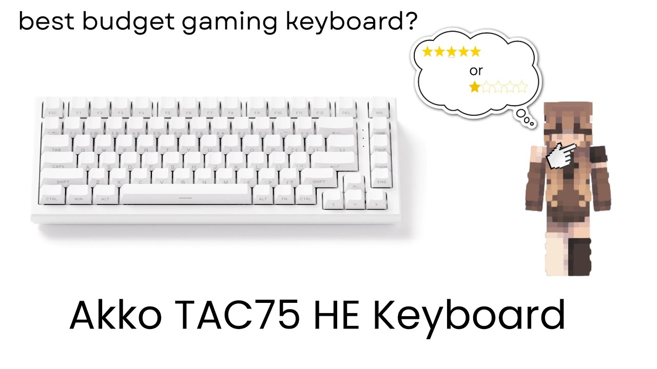 Rating and Testing the Akko TAC75 HE keyboard!