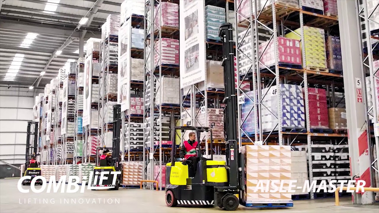 Combilift- Aisle-Master - Narrow Aisle Articulated forklift truck applications