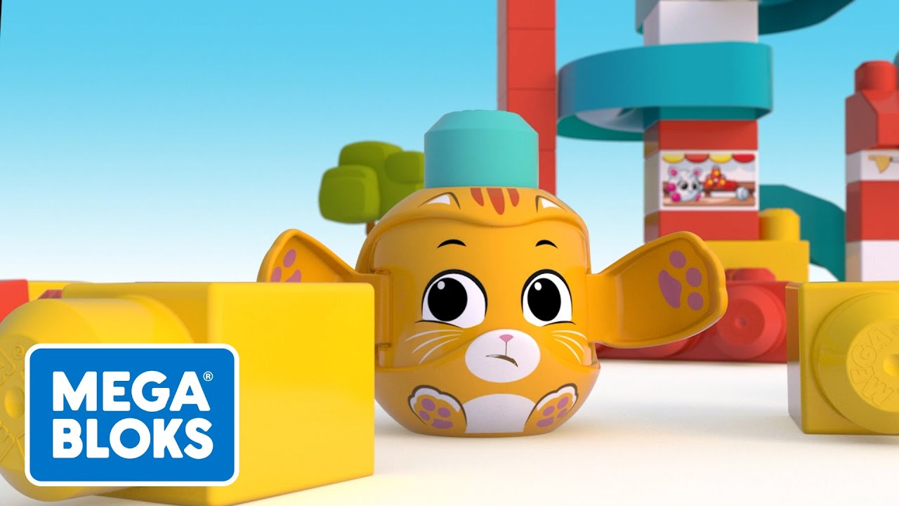 MEGA BLOKS™ | Gatito en zancos | Dibujos animados