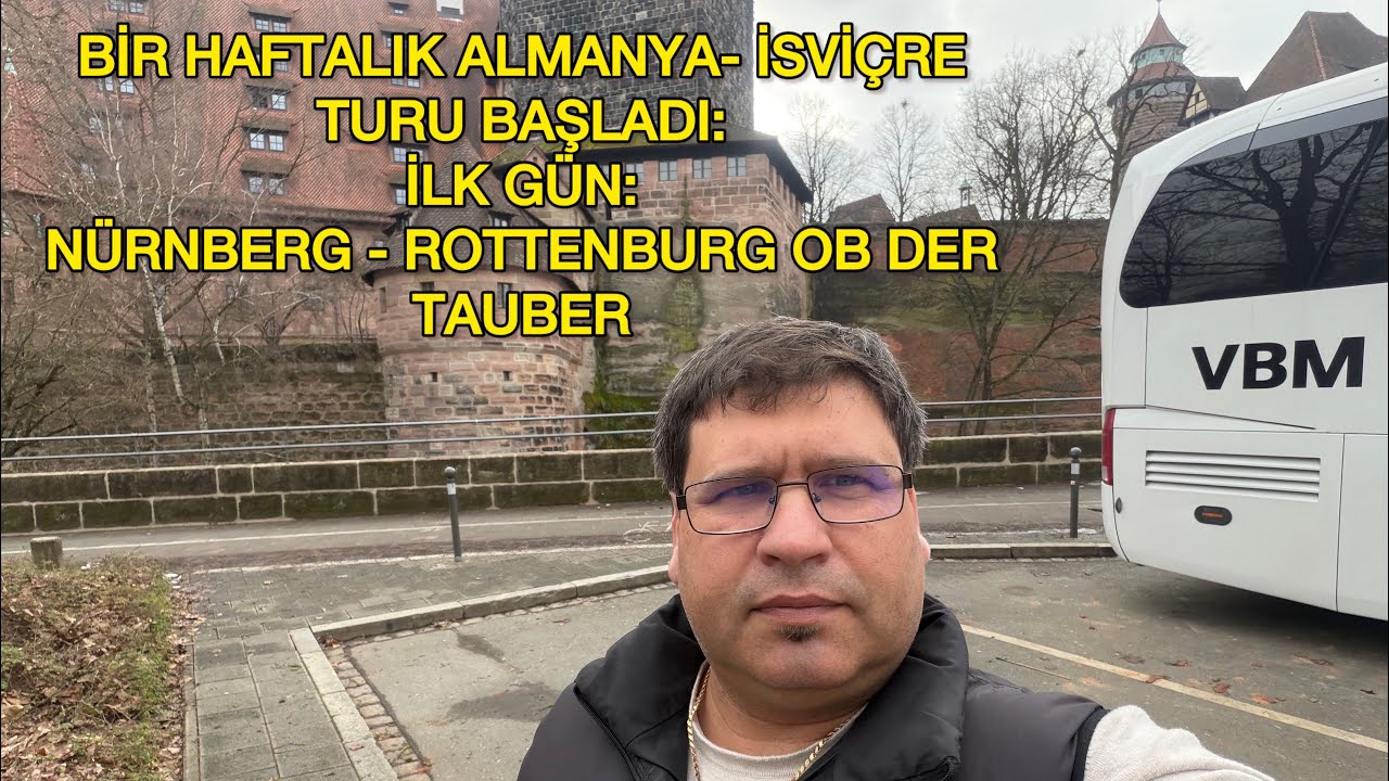 BÜYÜK TURUMUZ BAŞLADI! ALMANYA VE İSVİÇREYİ GEZİYORUZ! 🇩🇪🇨🇭| BİRİNCİ GÜN: NÜRNBERG - OB DER TAUBER