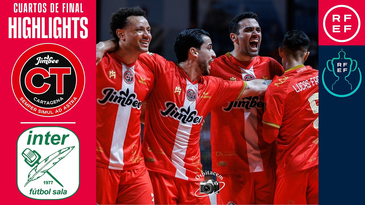 𝐑𝐄𝐒𝐔𝐌𝐄𝐍 | #CopaDelReyFS Jimbee Cartagena Costa Cálida 7-2 Movistar Inter  | Cuartos de final
