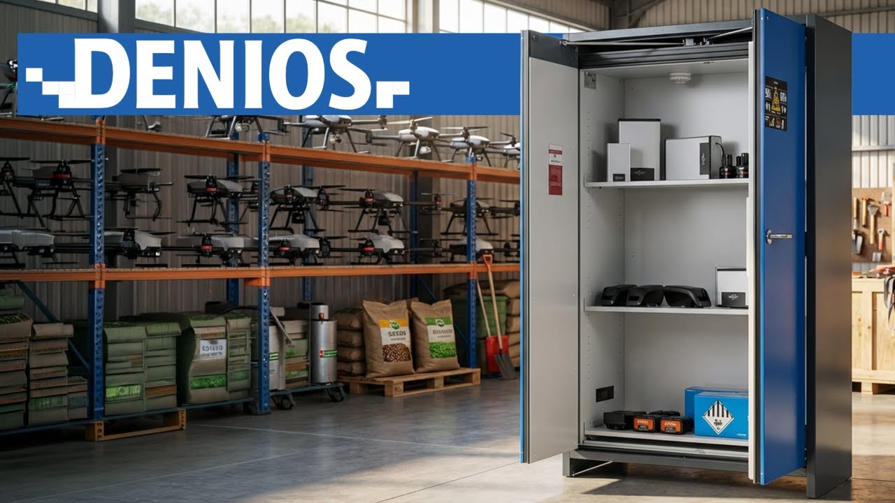 asecos 3rd-Gen Lithium-Ion Cabinets | Advanced Battery Fire Protection by DENIOS