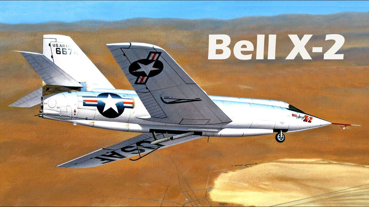 BELL'S EXOTIC X-2 ROCKET PLANE - World's First Aircraft to Fly at Mach 3 and Over 100,000 feet!