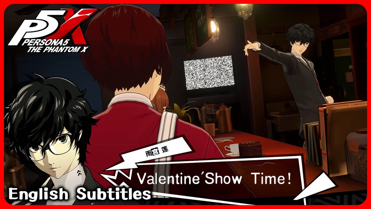 Wonder visits Joker at Leblanc for Valentine's Day ( English fansub ) - Persona 5: The Phantom X