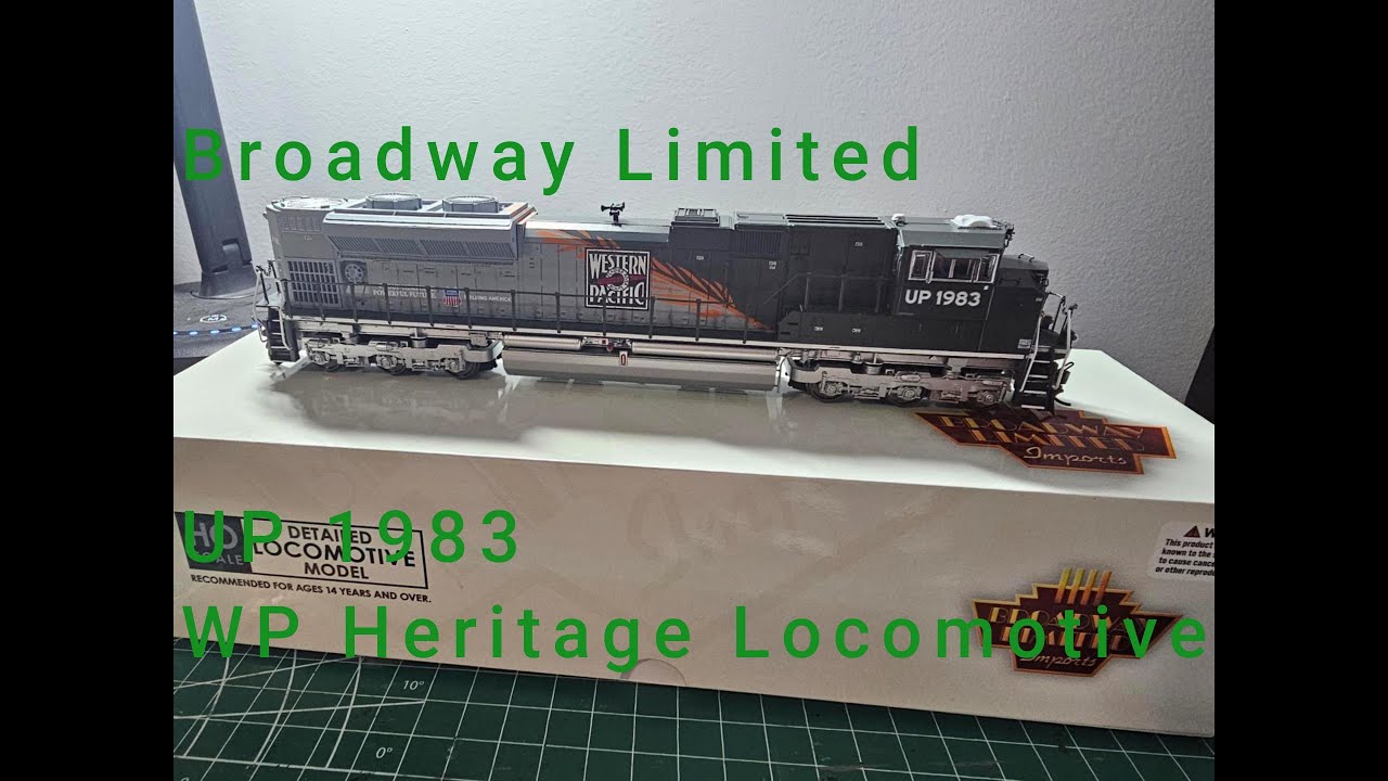 Heritage of the West - Broadway Limited UP SD70ACe WP Heritage Locomotive Review