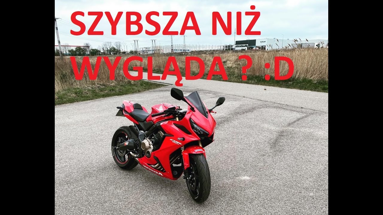 Obiecany test Hondy CBR 650R - wychuchana lalunia :D(#T1)