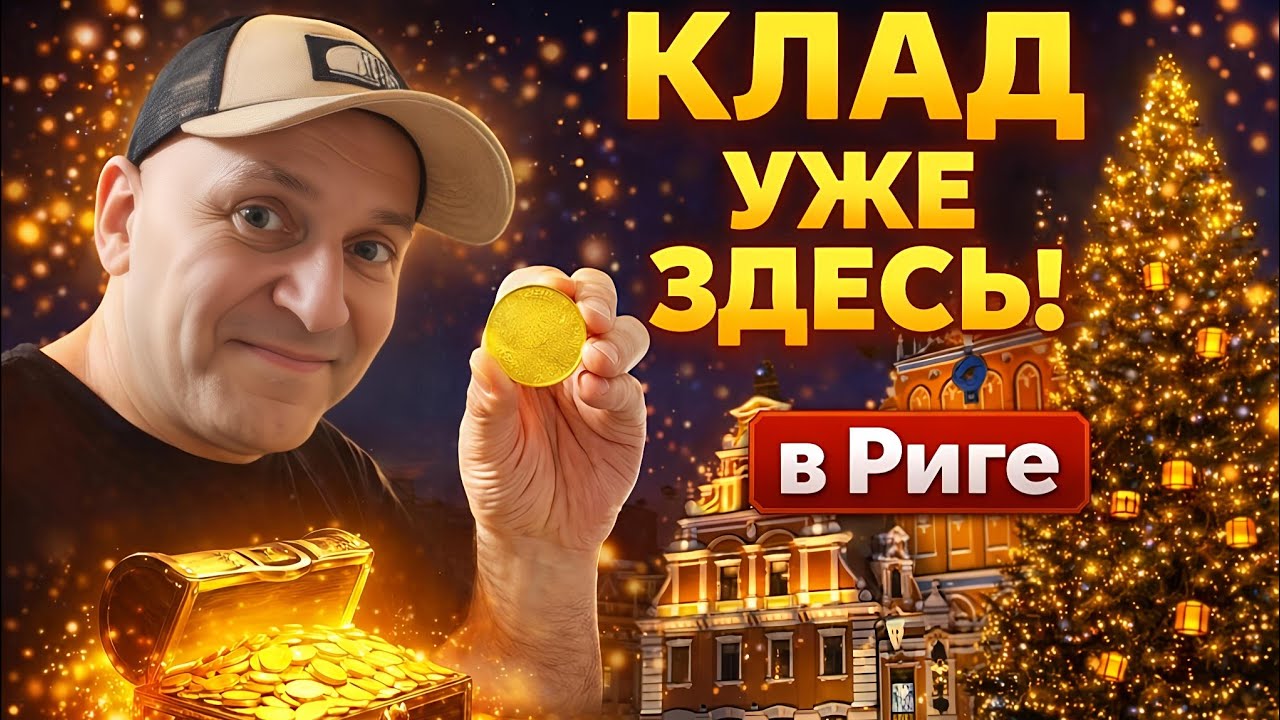 Рига.Я спрятал клад.Подсказки в видео