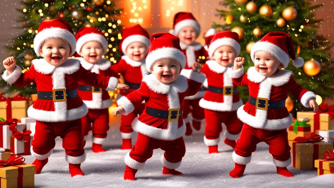 Зимняя песенка с колокольчиками | Рождество 2026 для детей 🎄🔔 || Веселые танцы для детей и малышей |