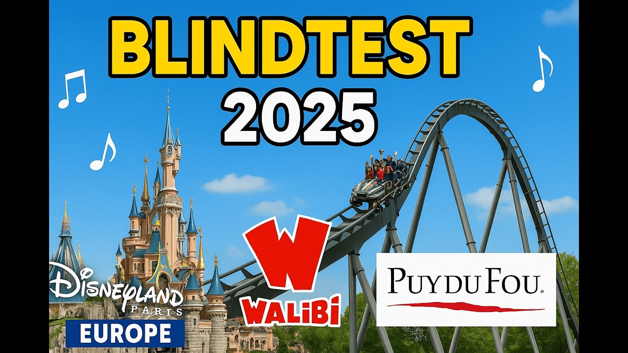 BLINDTEST 🎵 : 35 musiques de parcs d’attractions en Europe (2025) 🎢