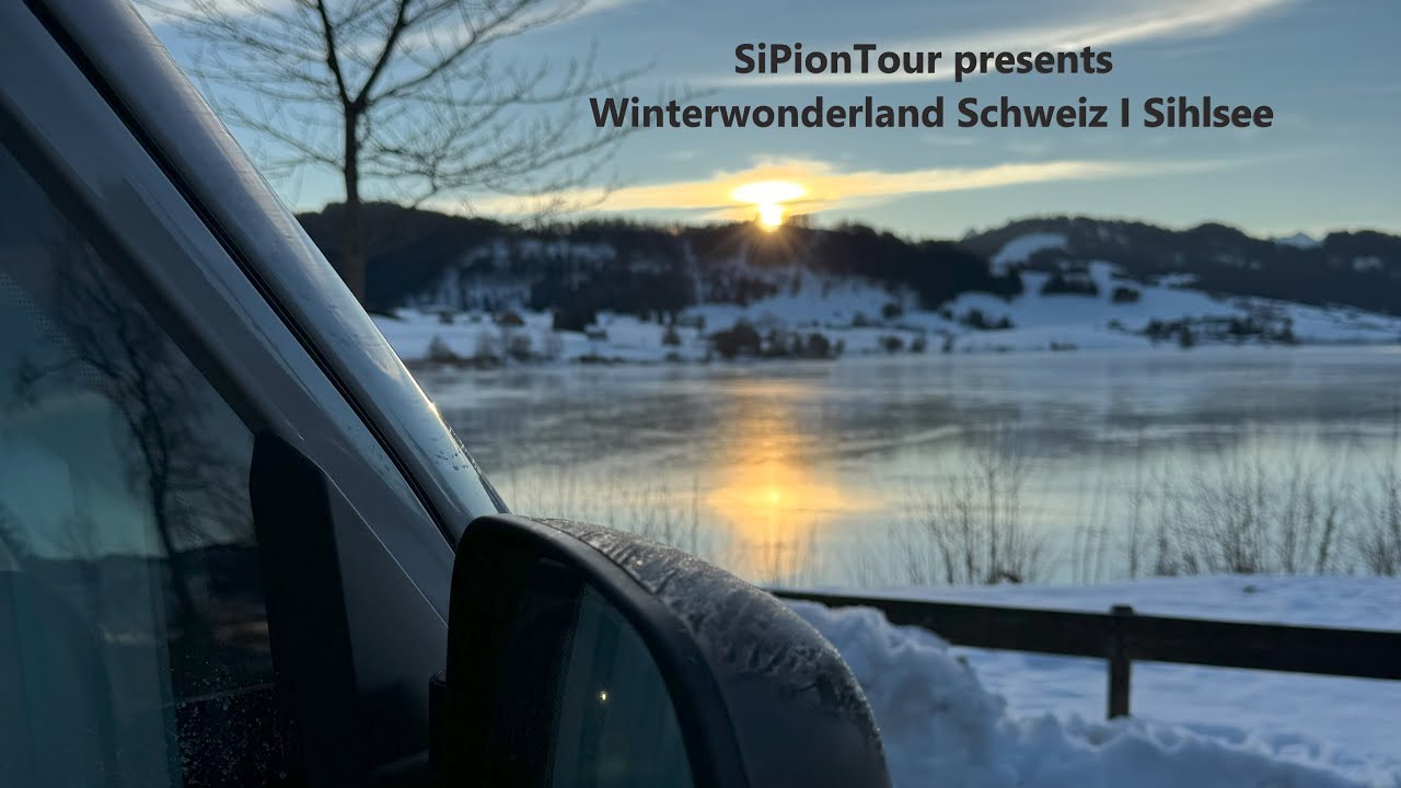 Winterwonderland I Schweiz Sihlsee I Schneeschuhtour