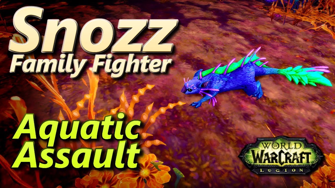 Snozz Aquatic Assault Family Fighter Warcraft Pet Battle