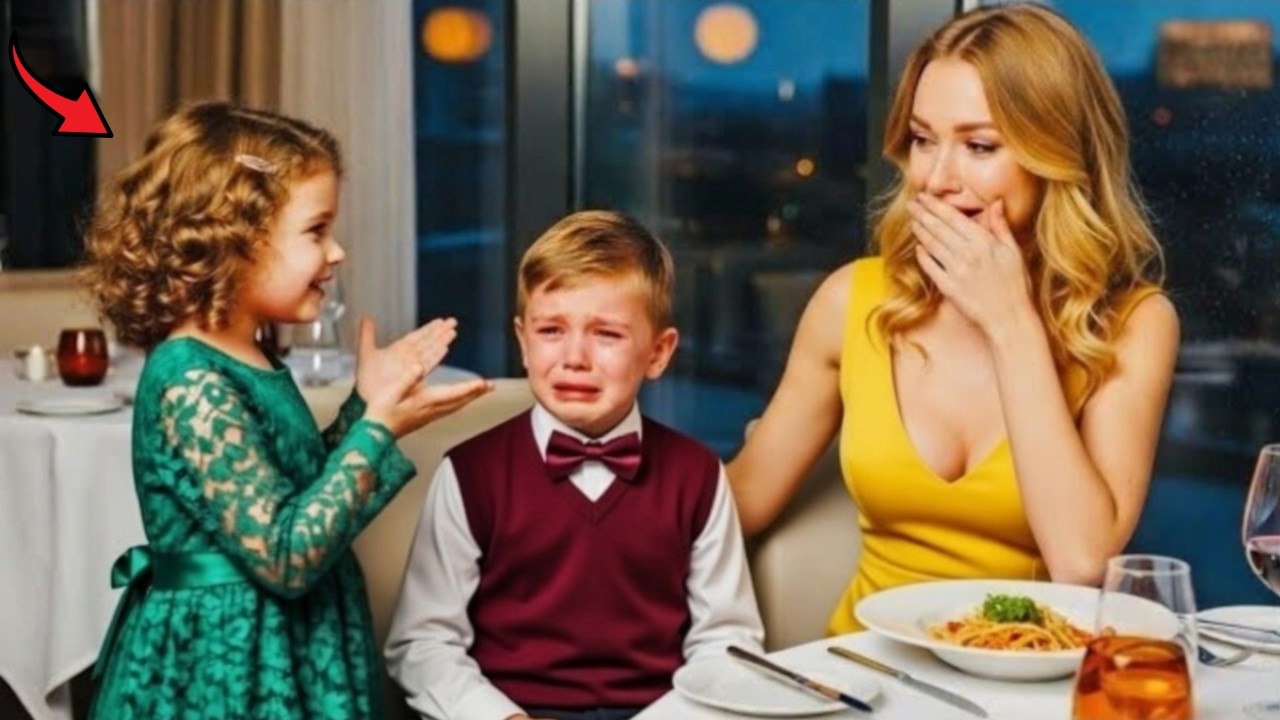 O filho do CEO milionário estava a chorar durante o jantar — até que uma menina sussurrou:
