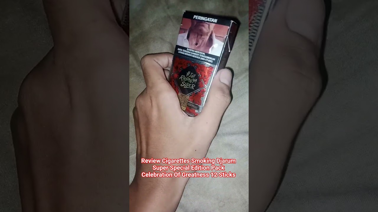 Review Cigarettes Smoking Djarum Super Celebration Of Greatness 12 Sticks 