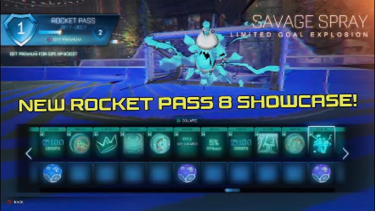 *NEW* SEASON 8 ROCKET PASS ITEM SHOWCASE