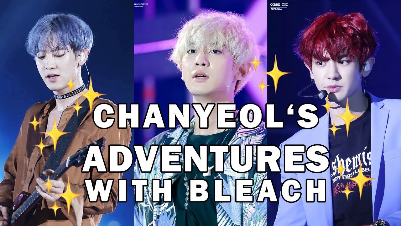 Every hair color Chanyeol ever had (aka his journey to baldness)