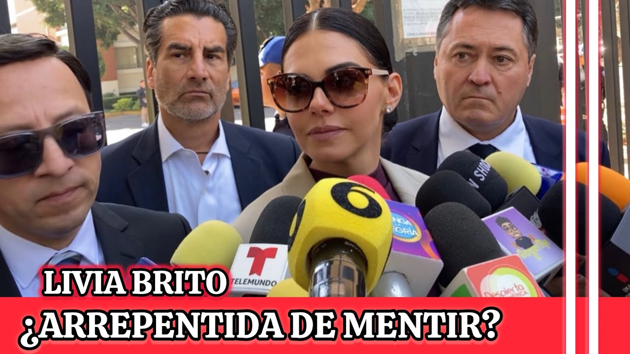 Livia Brito sale del juzgado donde la acusan de mentir en la demanda con el paparazzo al que golpeó
